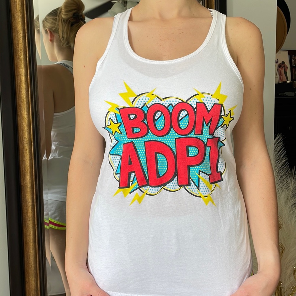 BOOM ADPI Sorority Racerback Tank Top